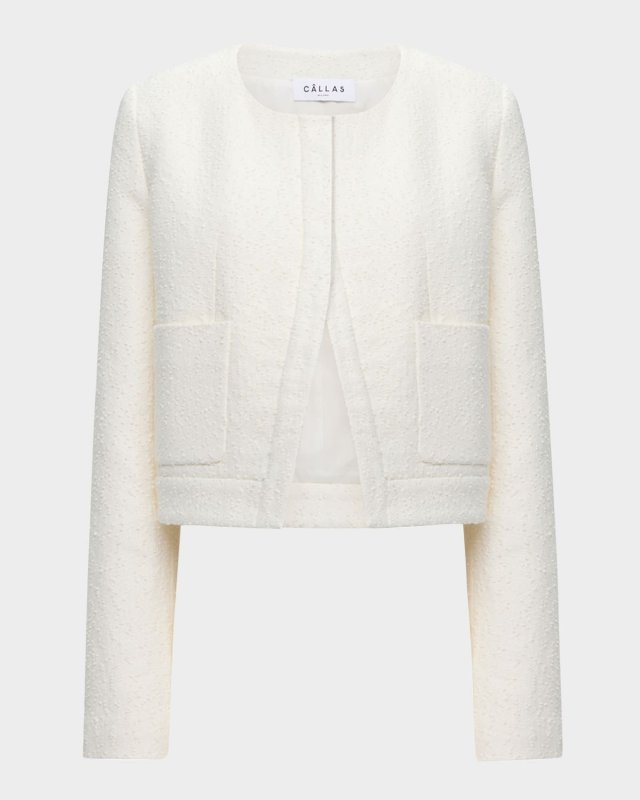 Alba Boucle Crop Blazer
